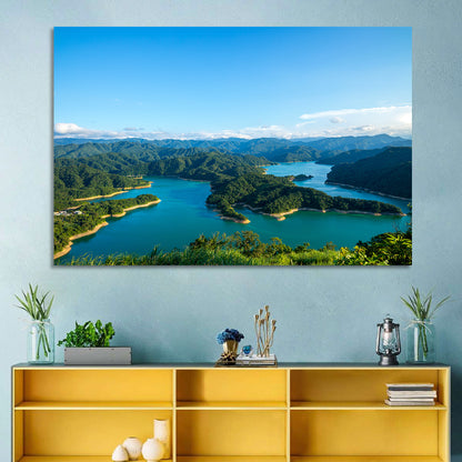 Emerald Qiandao Lake Wall Art
