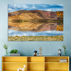 Bulunkul Lake Reflection Wall Art