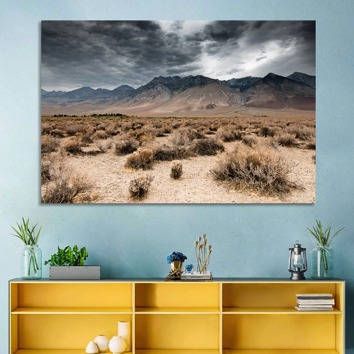 Storm Over Death Valley Wall Art