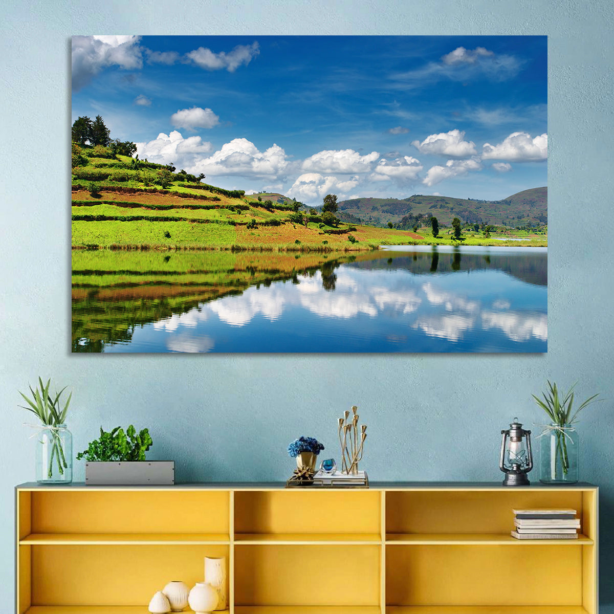 Bunyonyi Lake Reflection Wall Art