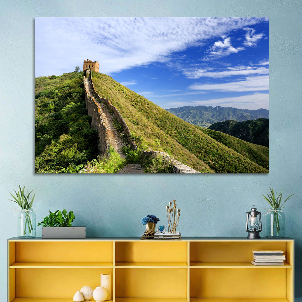Great Watchtower View Wall Art in a room, landscape