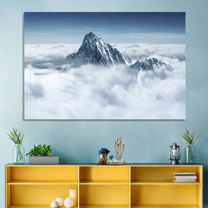 Peaks Above Clouds Wall Art