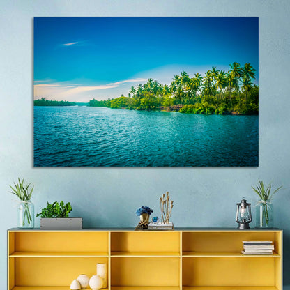Tropical River in India Wall Art