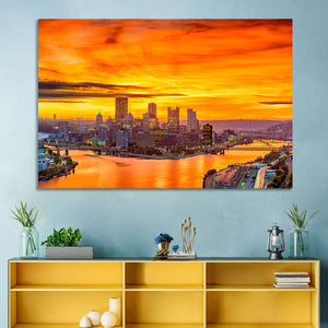 Pittsburgh Skyline Wall Art