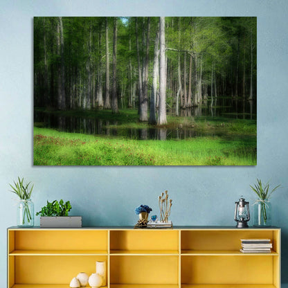 Lush Cypress Swamp Wall Art