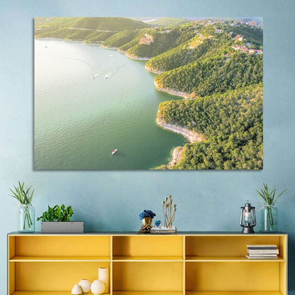 Lake Travis Aerial View Wall Art
