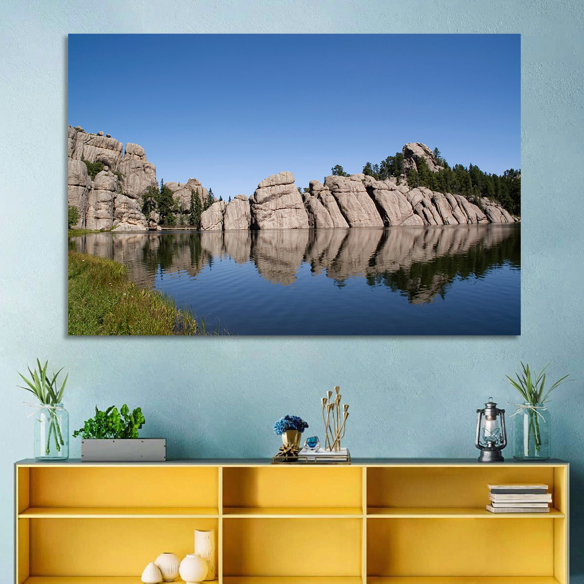 Sylvan Lake Reflection Wall Art