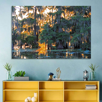 Lake Martin Cypress Reflection Wall Art