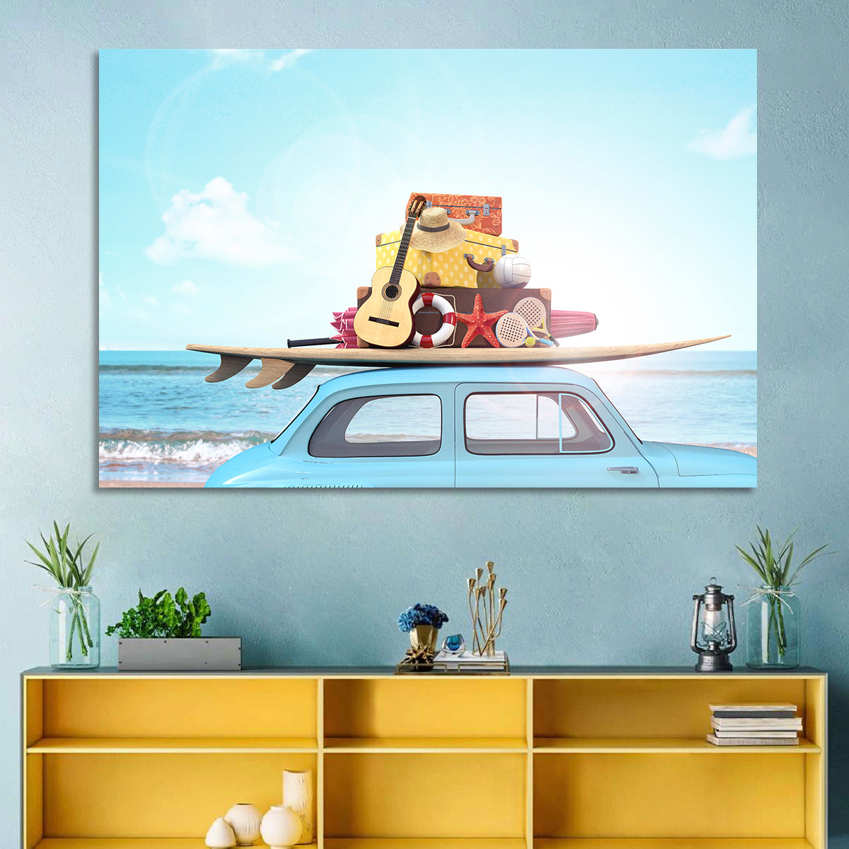 Vacation Travel Concept Wall Art