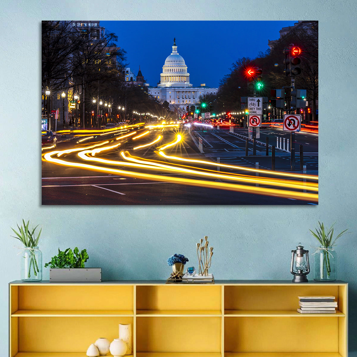 Pennsylvania Avenue at Dusk Wall Art