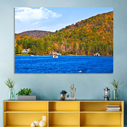 Lake Burton Autumn View Wall Art