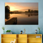 Golden Morning Pier Wall Art