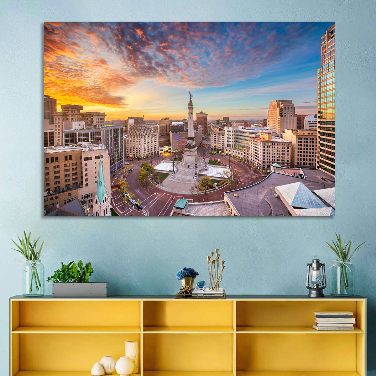 Indianapolis Monument Circle Wall Art