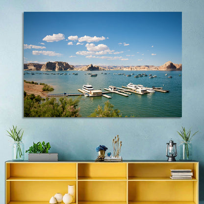 Lake Powell Marina, Page Arizona Wall Art