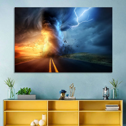 Road to a Twisting Tornado Wall Art