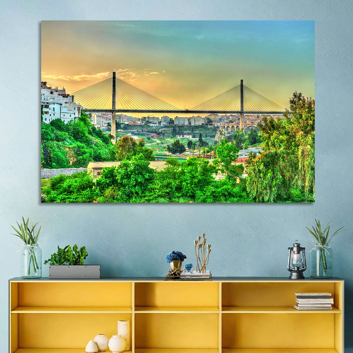 Salah Bey Viaduct at Golden Hour Wall Art