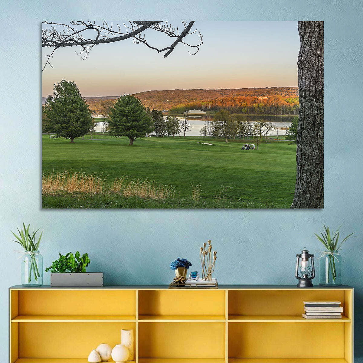 Roscoe Conkling Park Golden Hour Wall Art