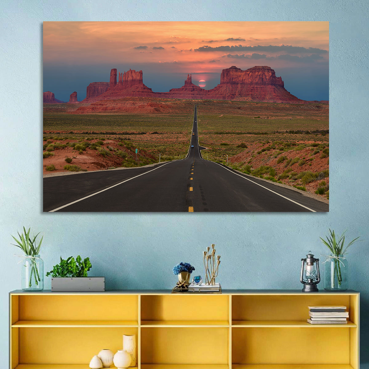 Tribal Park Monument Valley Sunset Wall Art