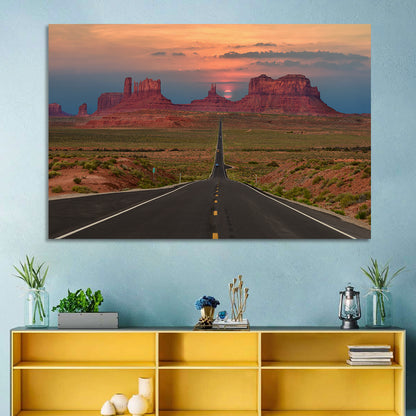 Tribal Park Monument Valley Sunset Wall Art