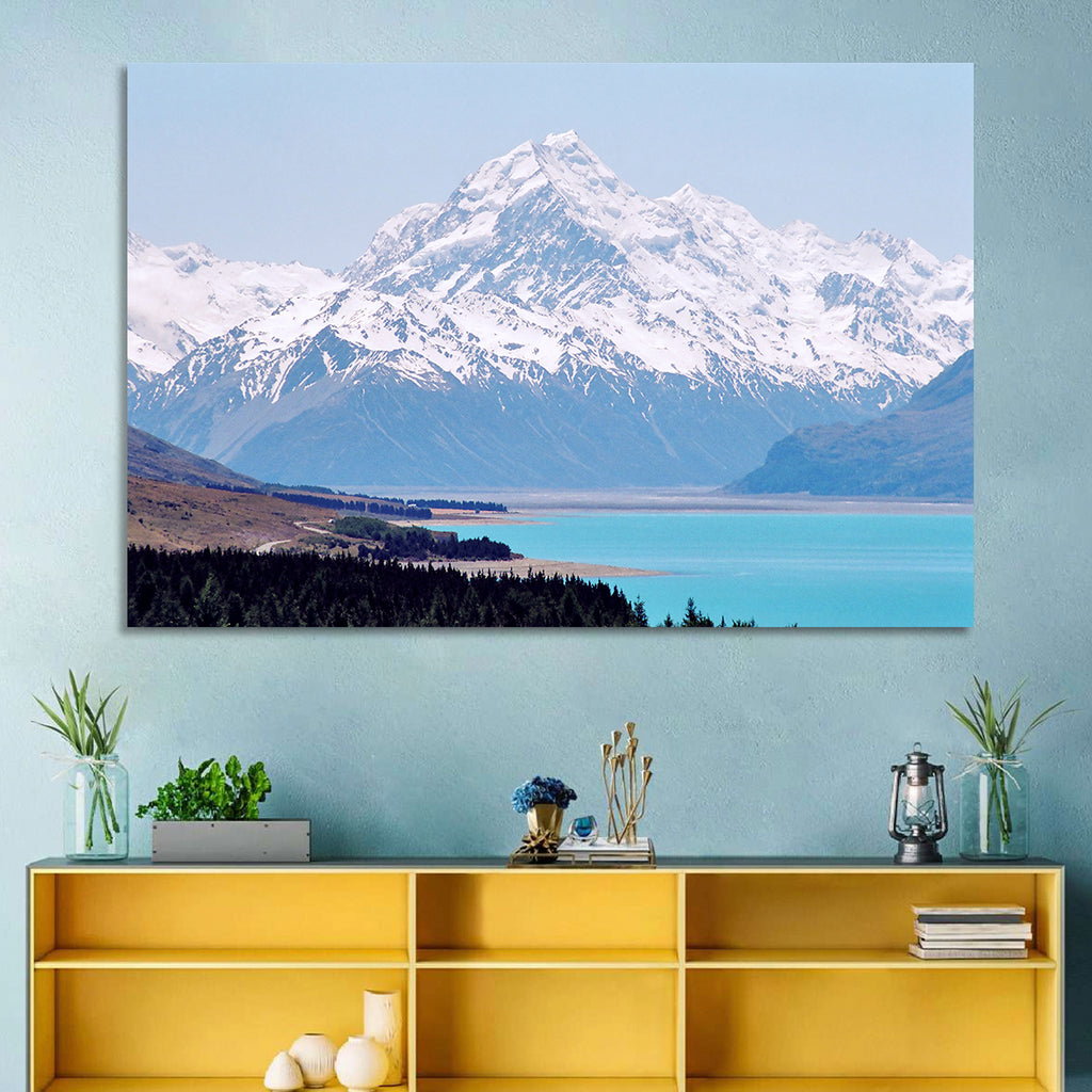 Lake Pukaki and Aoraki Mount Cook Wall Art
