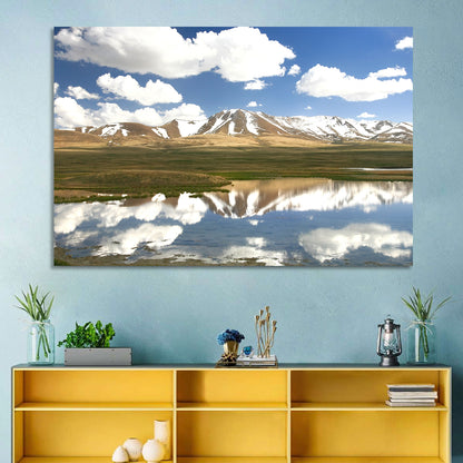 Song Kul Lake Reflection Wall Art