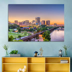 Richmond Skyline at Golden Hour Wall Art