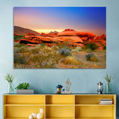 Red Rock Canyon Sunset Wall Art