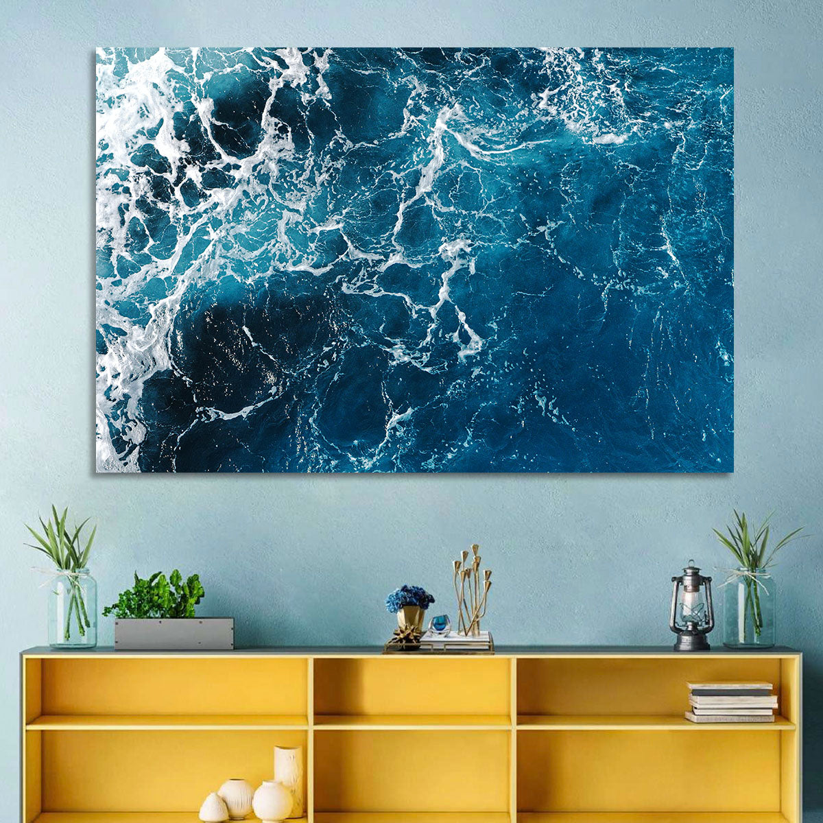 Aerial Sea Texture Wall Art