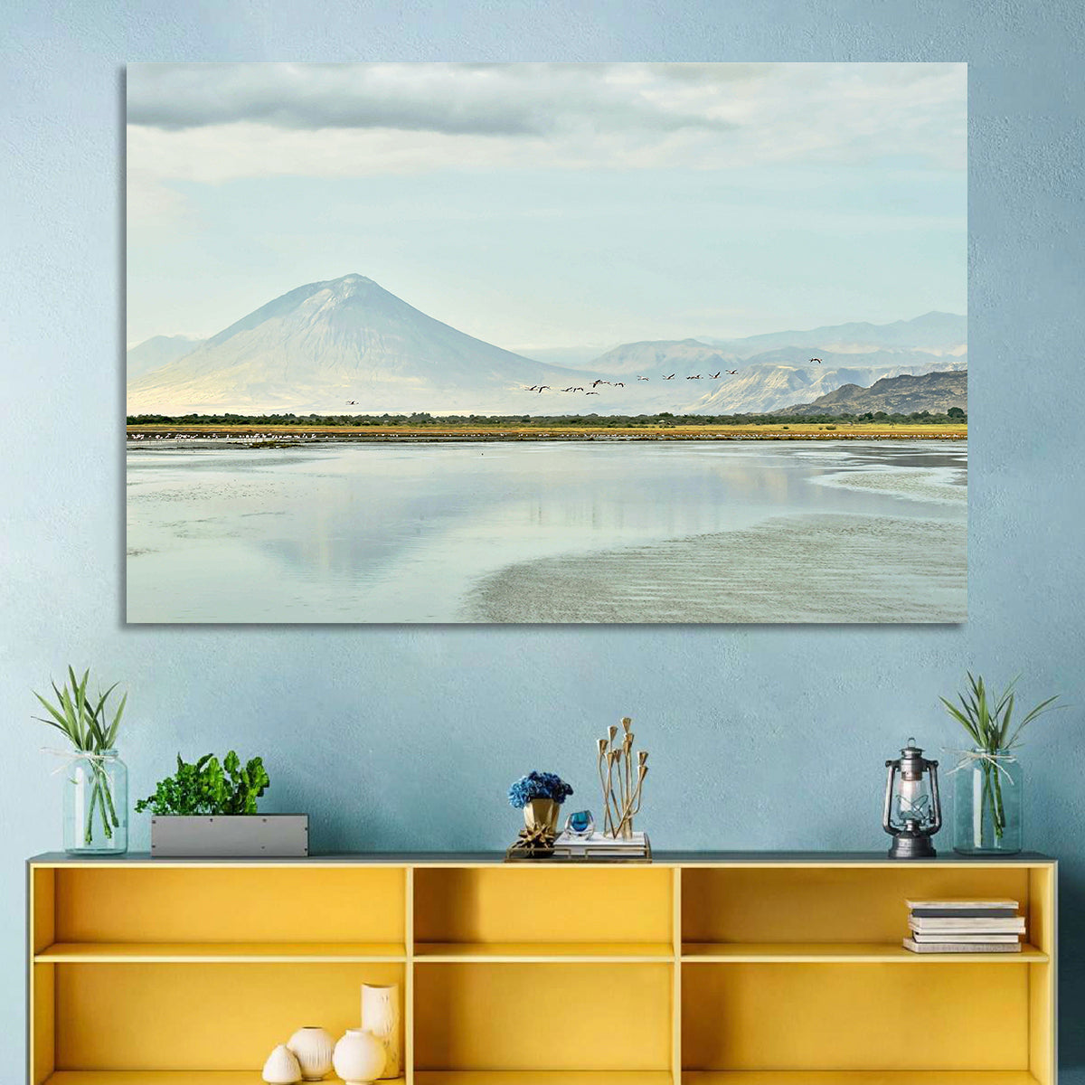 Lake Natron Reflection Wall Art