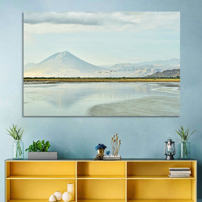 Lake Natron Reflection Wall Art