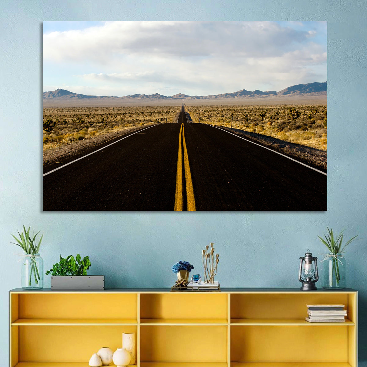 Nevada Desert Highway Wall Art