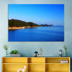 Qiandao Lake Rocky Shoreline Wall Art