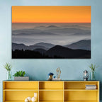 Rarau Mountains Sunrise Wall Art