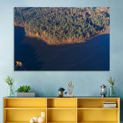 Lake Dolysets Aerial View Wall Art