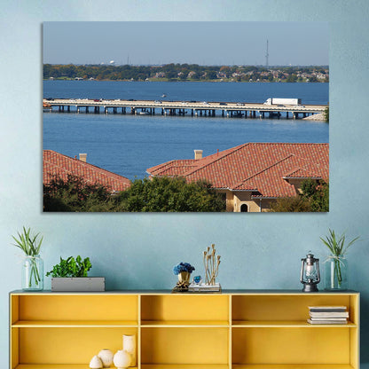 Lake Ray Hubbard Bridge View Wall Art