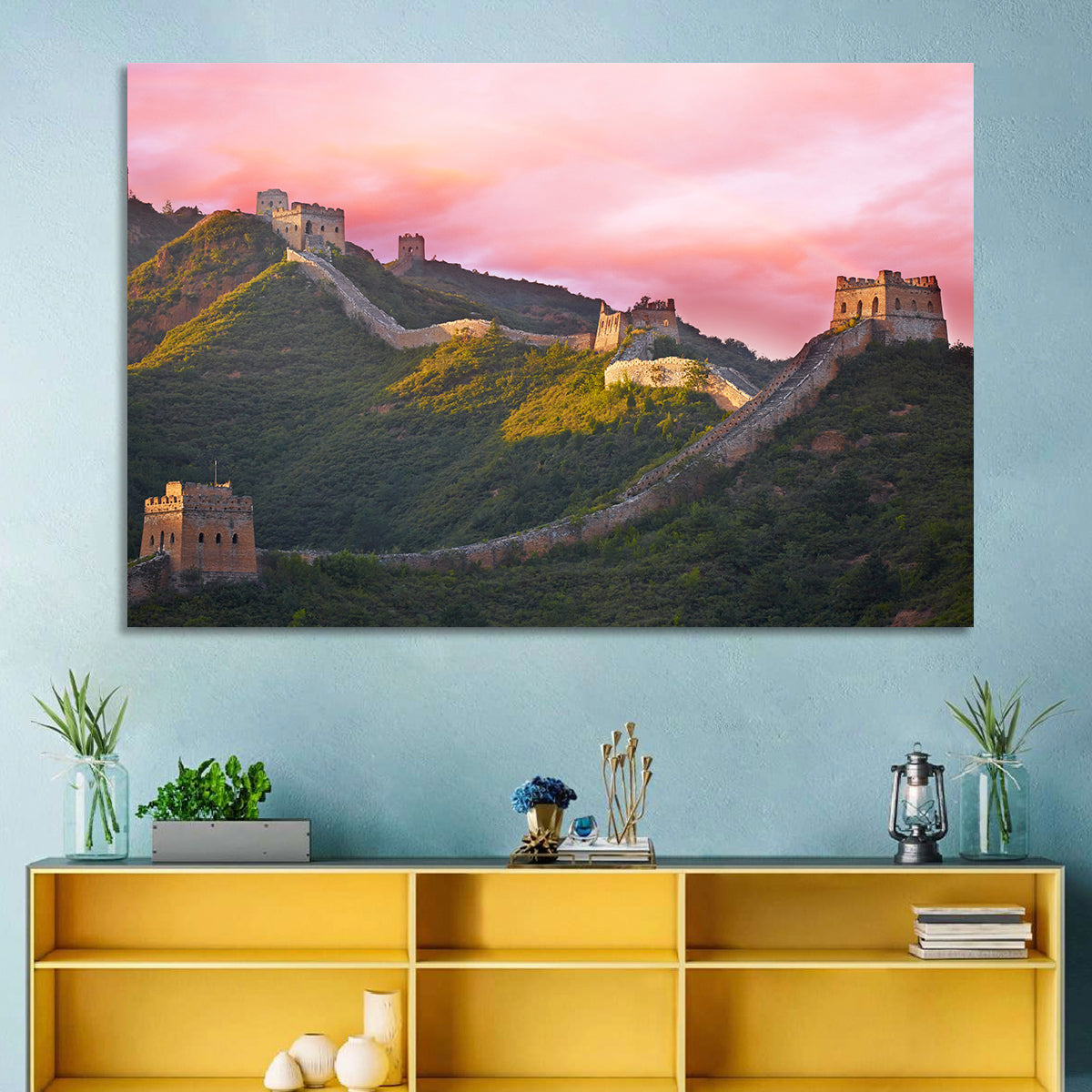 Great Golden Hour Watchtowers Wall Art