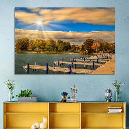 Skaneateles Lake Pier Wall Art