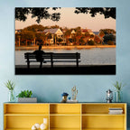 Colonial Lake, Charleston Wall Art