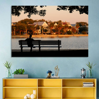 Colonial Lake, Charleston Wall Art