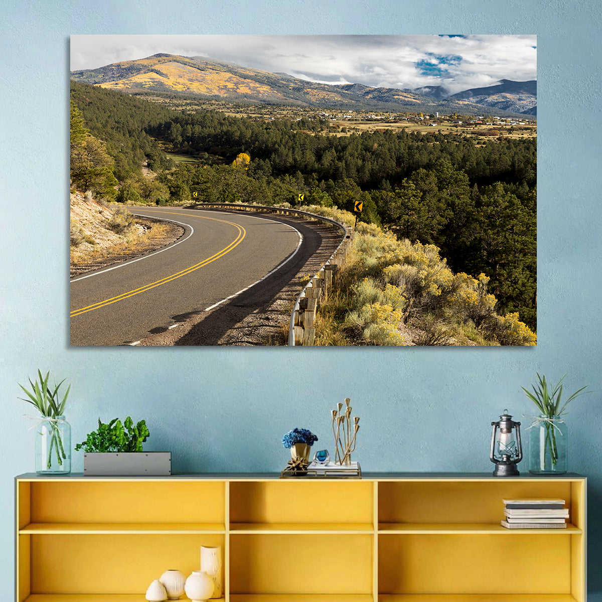 Road To Taos Wall Art