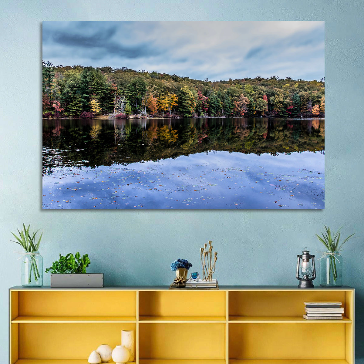 Lake Kanawauke Reflection Wall Art