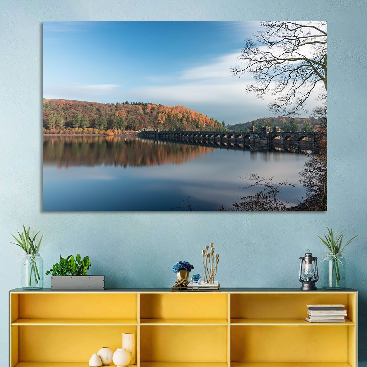 Tranquil Lake Vyrnwy Wall Art