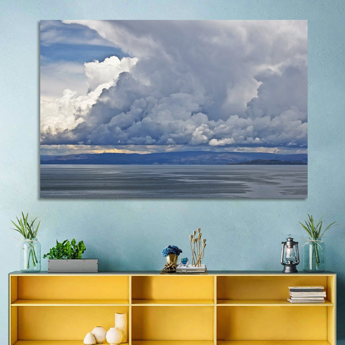 Lake Titicaca Moody Cloudscape Wall Art