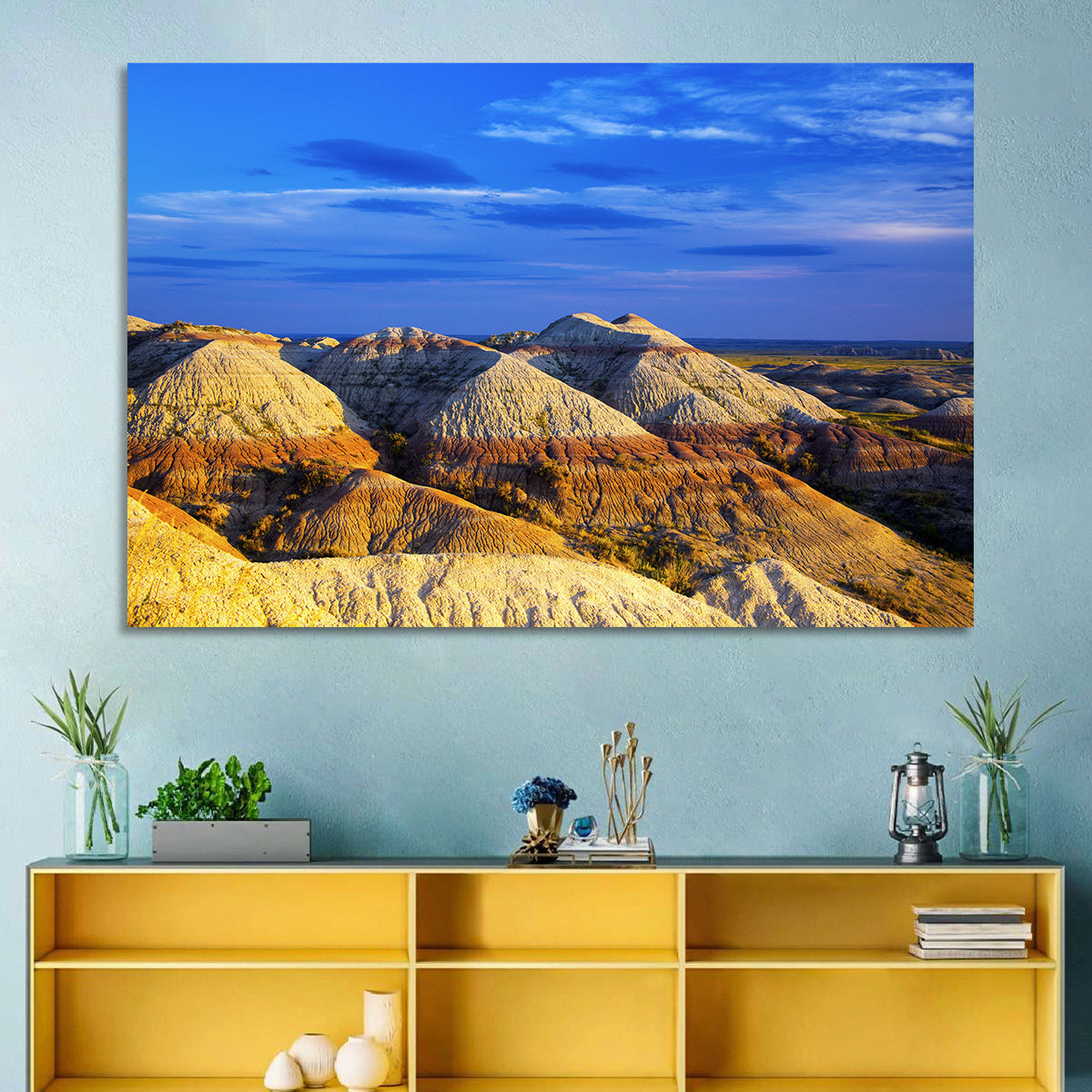 Badlands National Park Golden Hour Wall Art