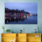 Tobermory Harbour at Twilight Wall Art