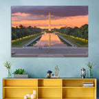Washington Monument at Dusk Wall Art