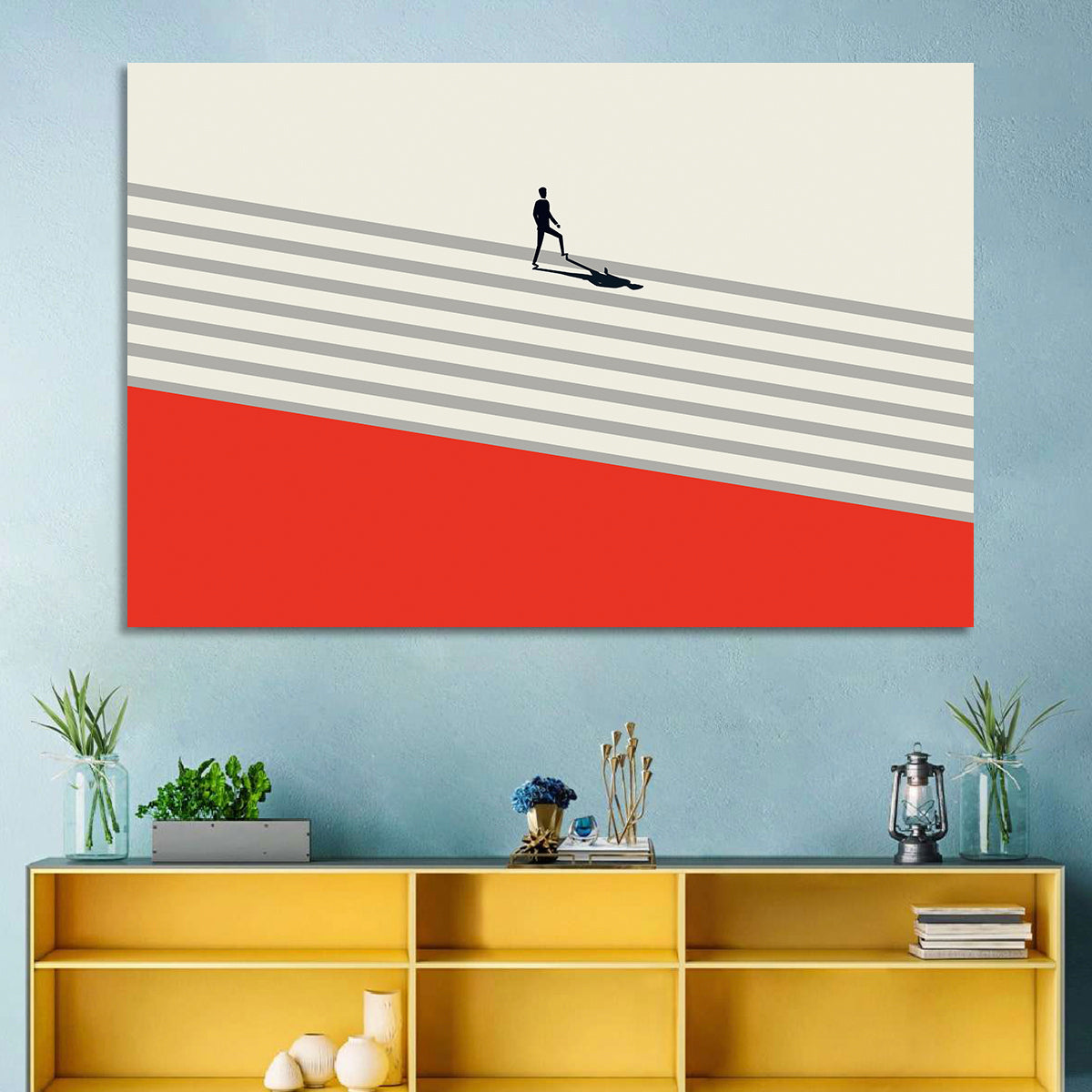 Career Development Concept Wall Art in a room, landscape