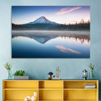 Mount Hood Reflection at Trillium Lake Wall Art