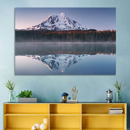 Mount Adams Sunrise Reflection Wall Art