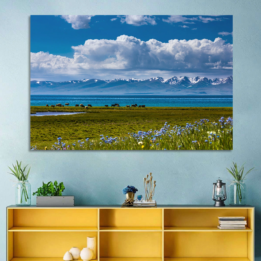 Song Kol Wildflower Shore Wall Art